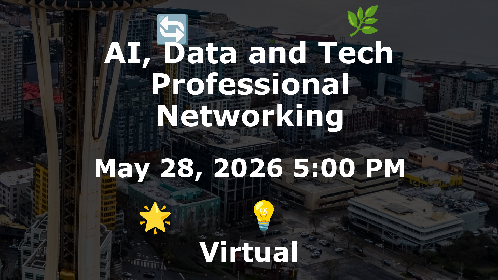 AI, Data and Tech Professional Networking event image